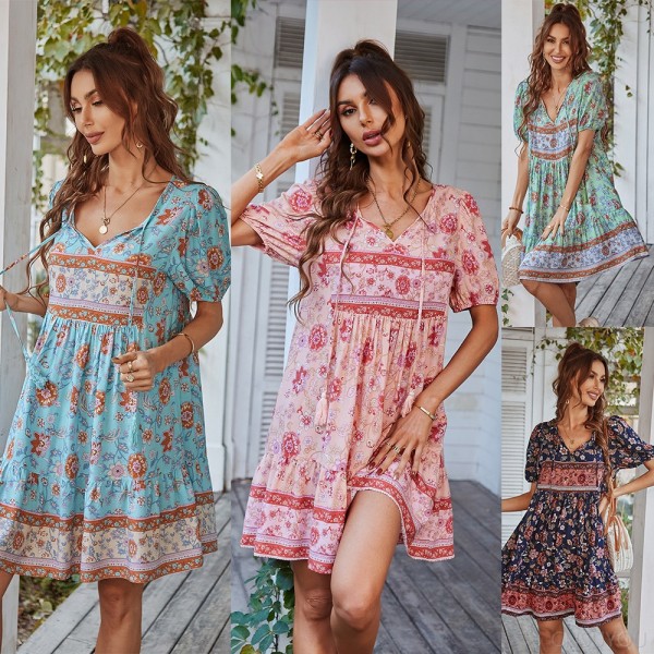 Casual vacation style dress