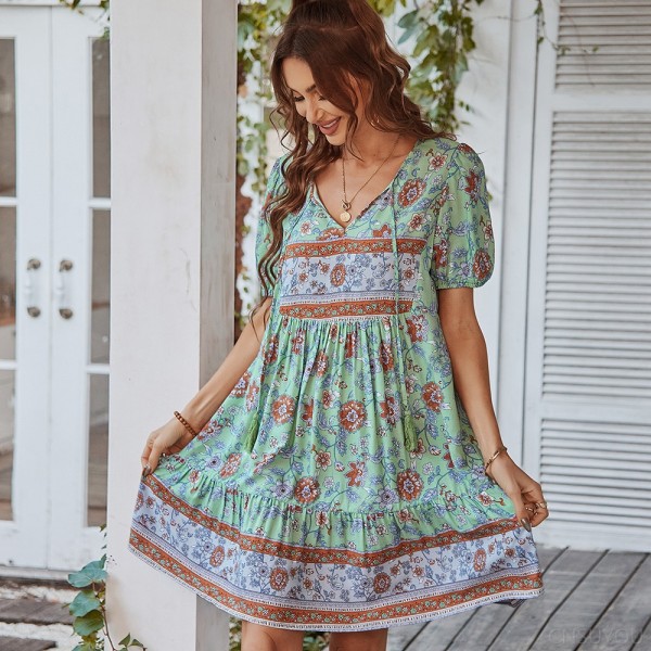 Casual vacation style dress