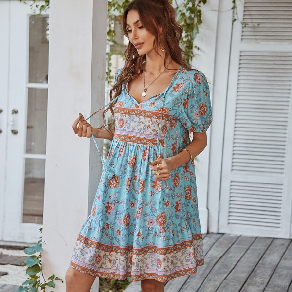 Casual vacation style dress