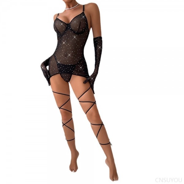 Gathering slim butt lifting women's dress