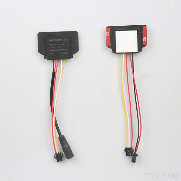 DC12V mirror single-key touch switch intelligent
