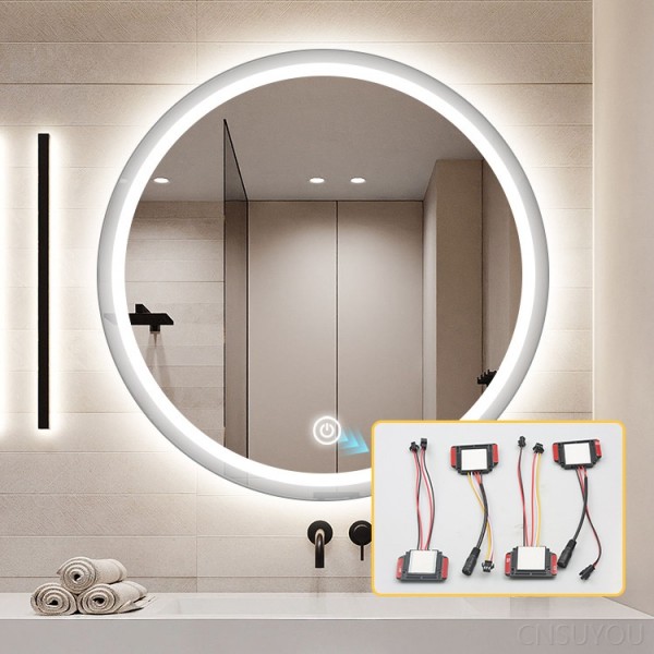 DC12V mirror single-key touch switch intelligent
